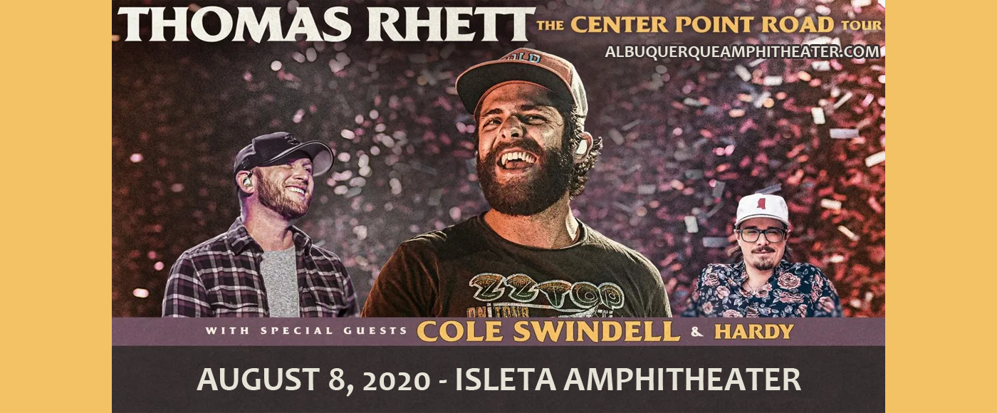 Thomas Rhett & Cole Swindell at Isleta Amphitheater tickets Thomas Rhett & Cole Swindell at Isleta Amphitheater