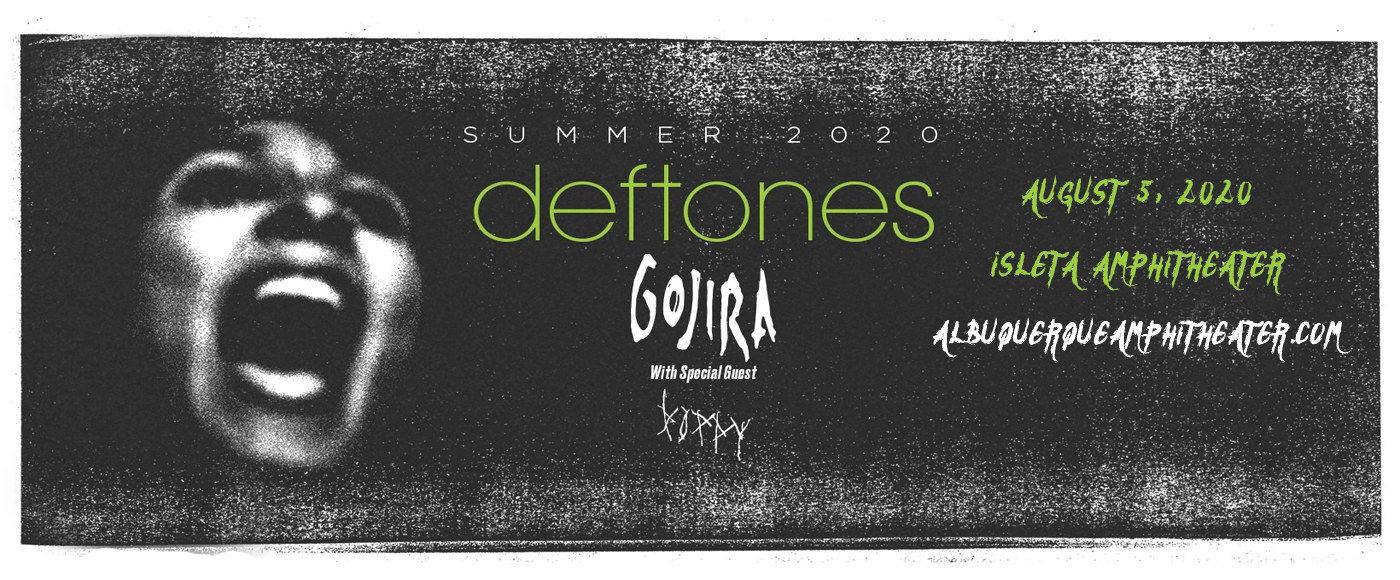 Deftones, Gojira & Poppy at Isleta Amphitheater tickets Deftones, Gojira & Poppy at Isleta Amphitheater