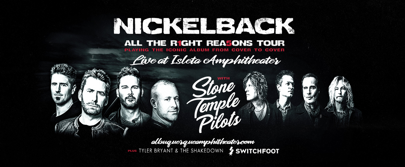 Nickelback, Stone Temple Pilots & Switchfoot [CANCELLED] at Isleta Amphitheater