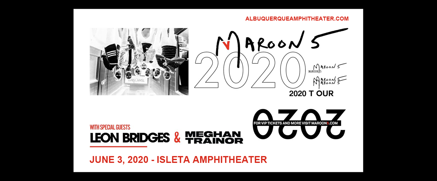 Maroon 5 & Meghan Trainor at Isleta Amphitheater tickets Maroon 5 & Meghan Trainor at Isleta Amphitheater