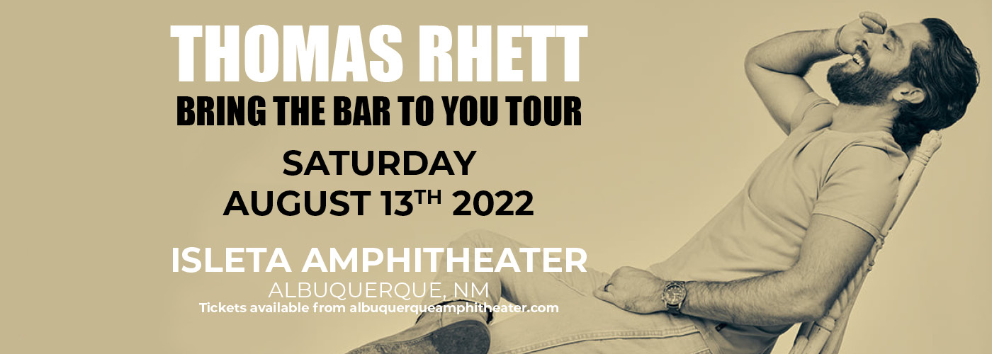Thomas Rhett: Bring the Bar to You Tour at Isleta Amphitheater