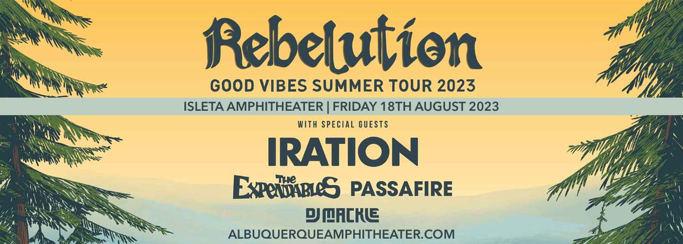 Rebelution at Isleta Amphitheater tickets Rebelution at Isleta Amphitheater