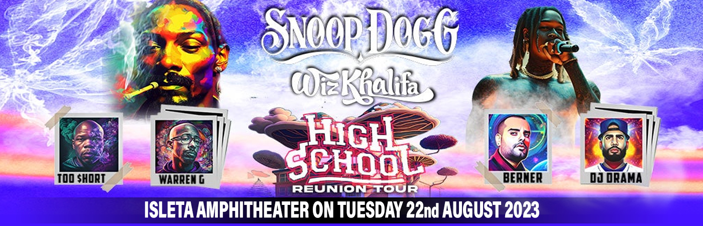 Snoop Dogg, Wiz Khalifa & Too Short at Isleta Amphitheater