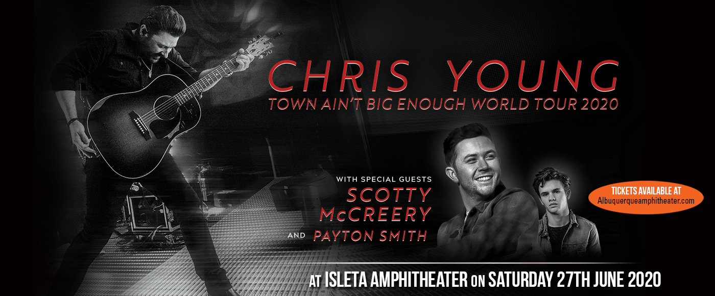 Chris Young, Scotty McCreery & Payton Smith at Isleta Amphitheater