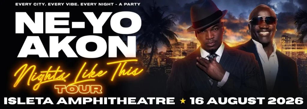 Ne-Yo & Akon at Isleta Amphitheater