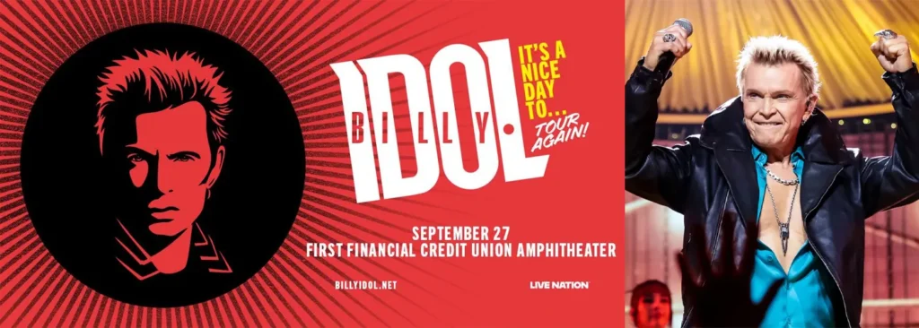 Billy Idol at First Financial Credit Union Amphitheater